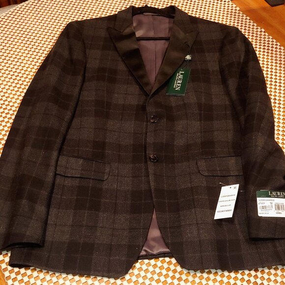 Ralph Lauren Tuxedo Evening Jacket - Wool - Size 40 Regular - NWT - Picture 4 of 13